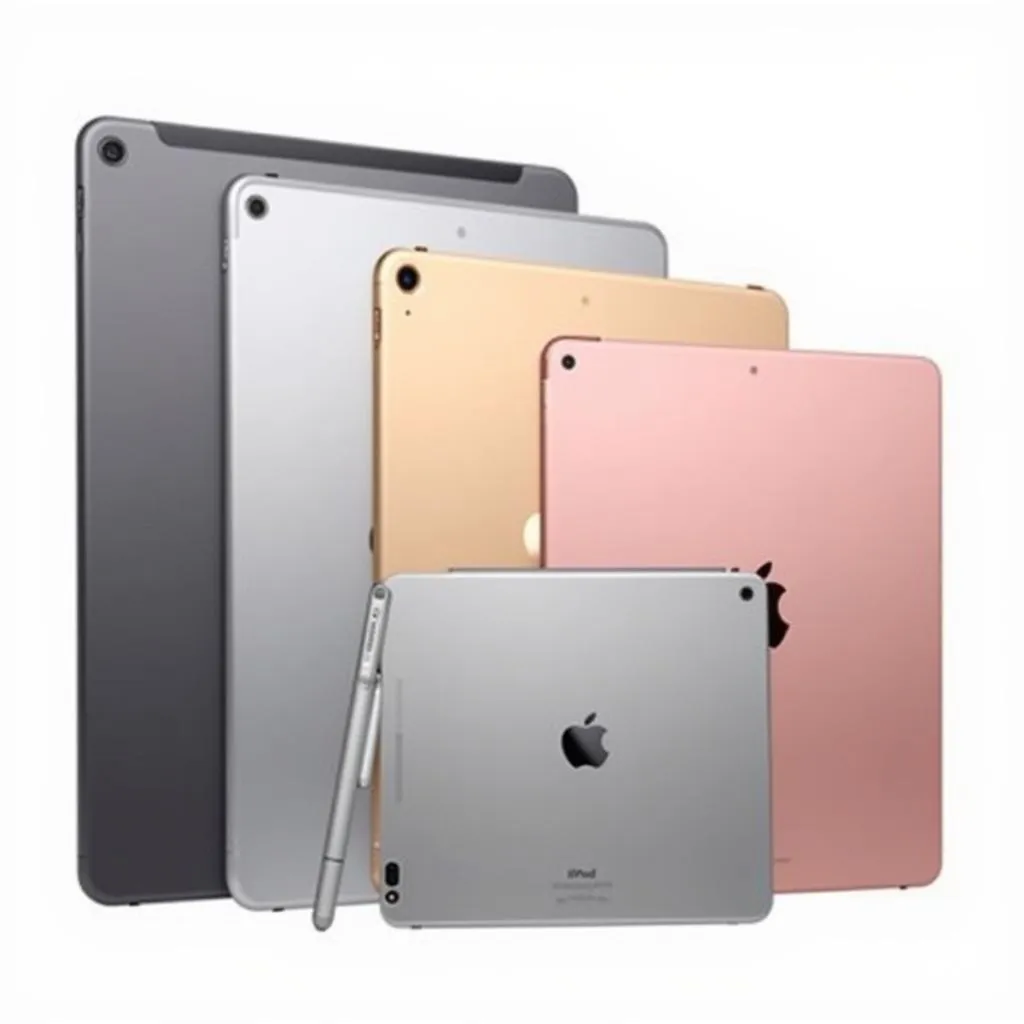 iPad Pro 2017 in different models and colors