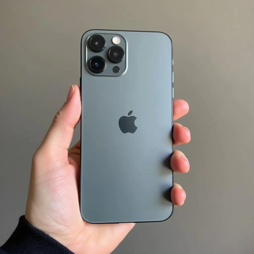 Person holding an iPhone 11 Pro Max