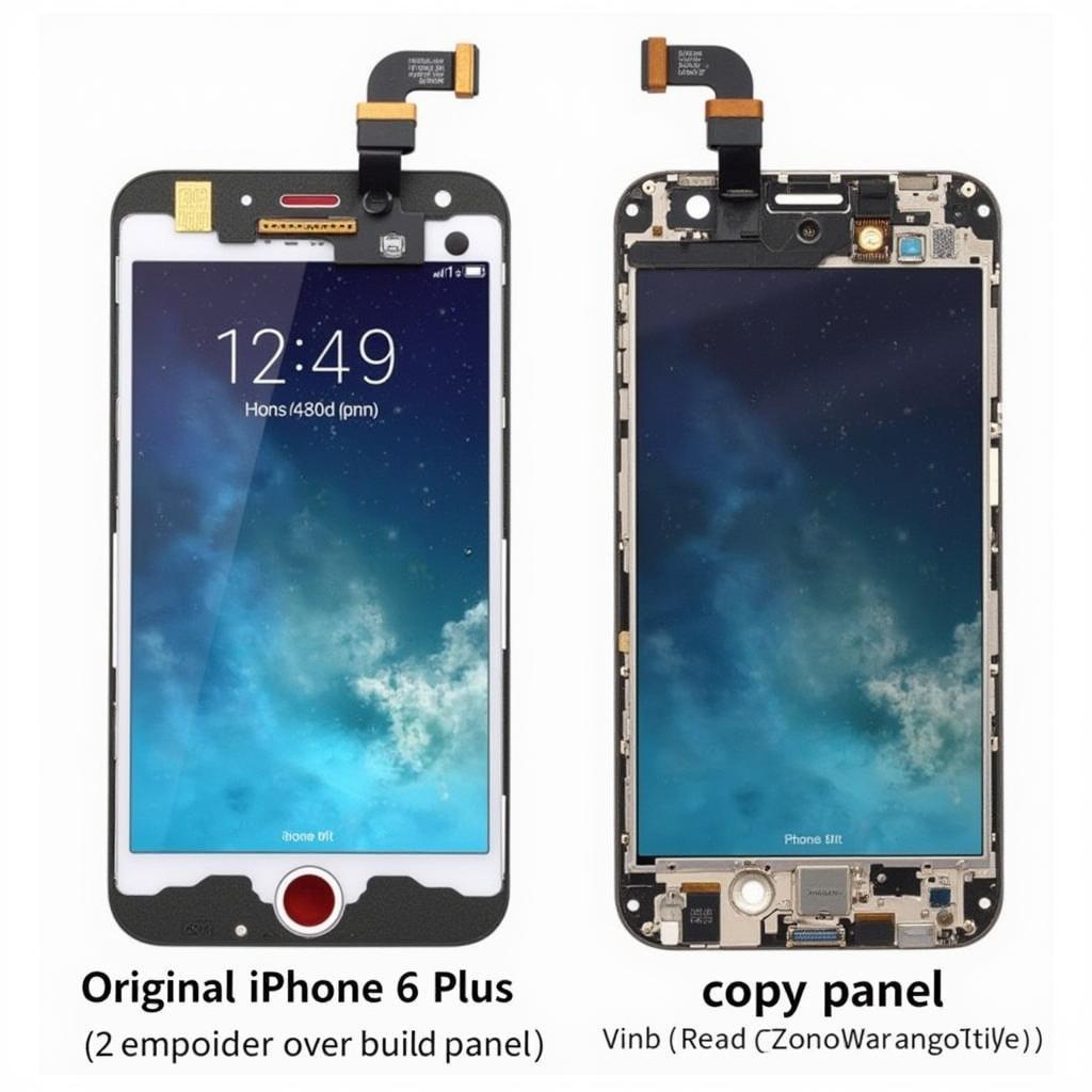 iPhone 6s Plus Original vs Copy Panel