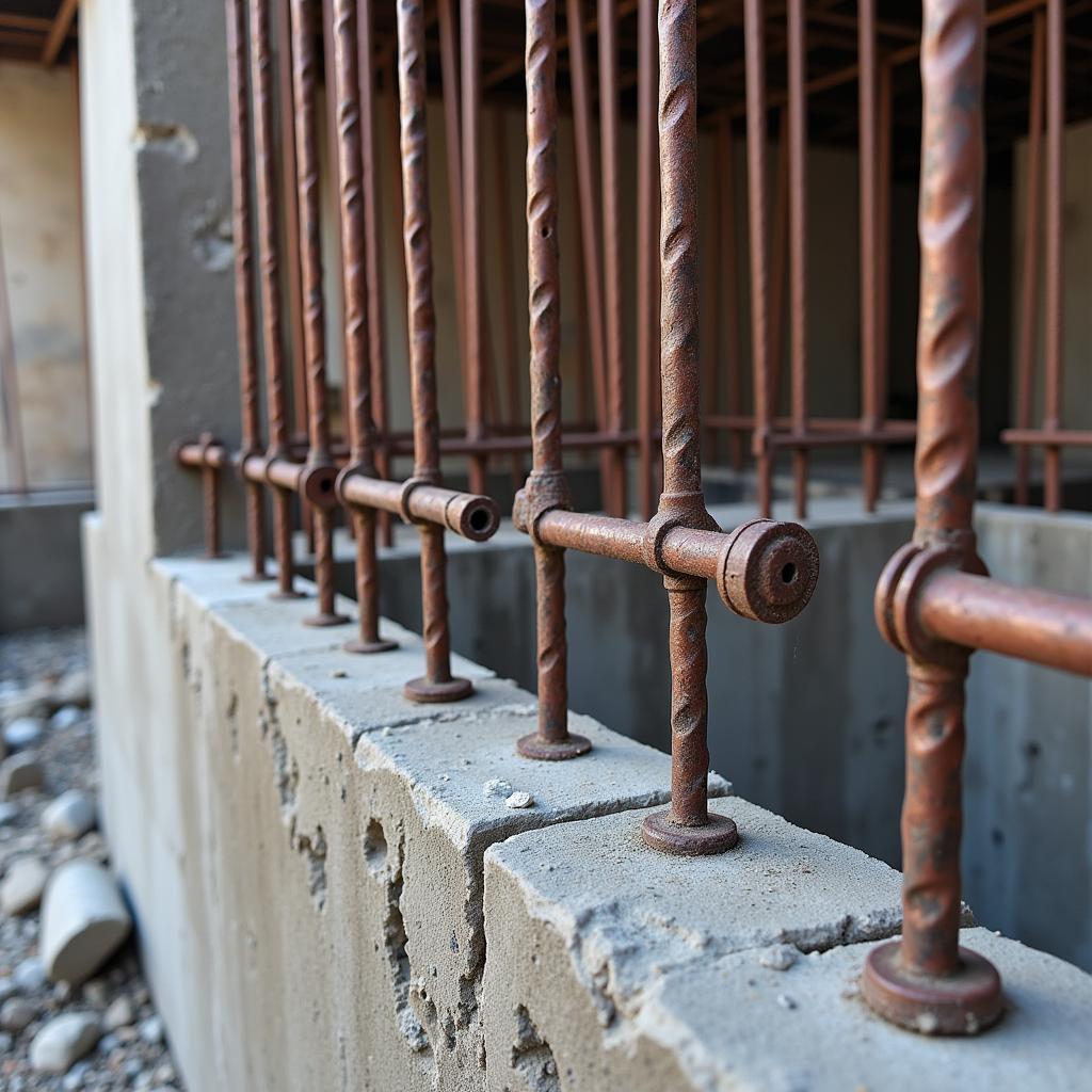 Iron Bars in Construction