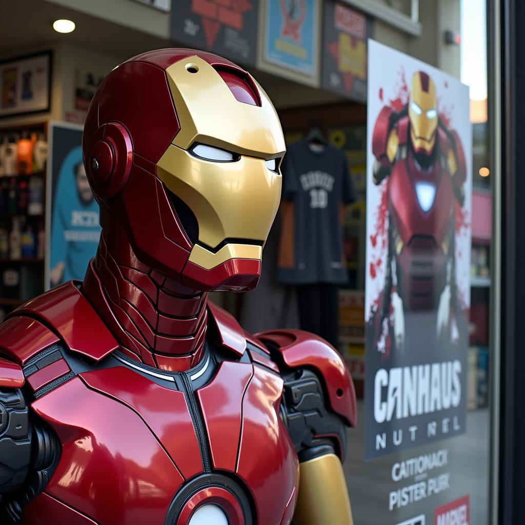 Iron Man Helmet on Display in Pakistan