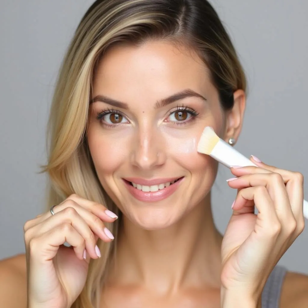 Applying IT Cosmetics CC Cream