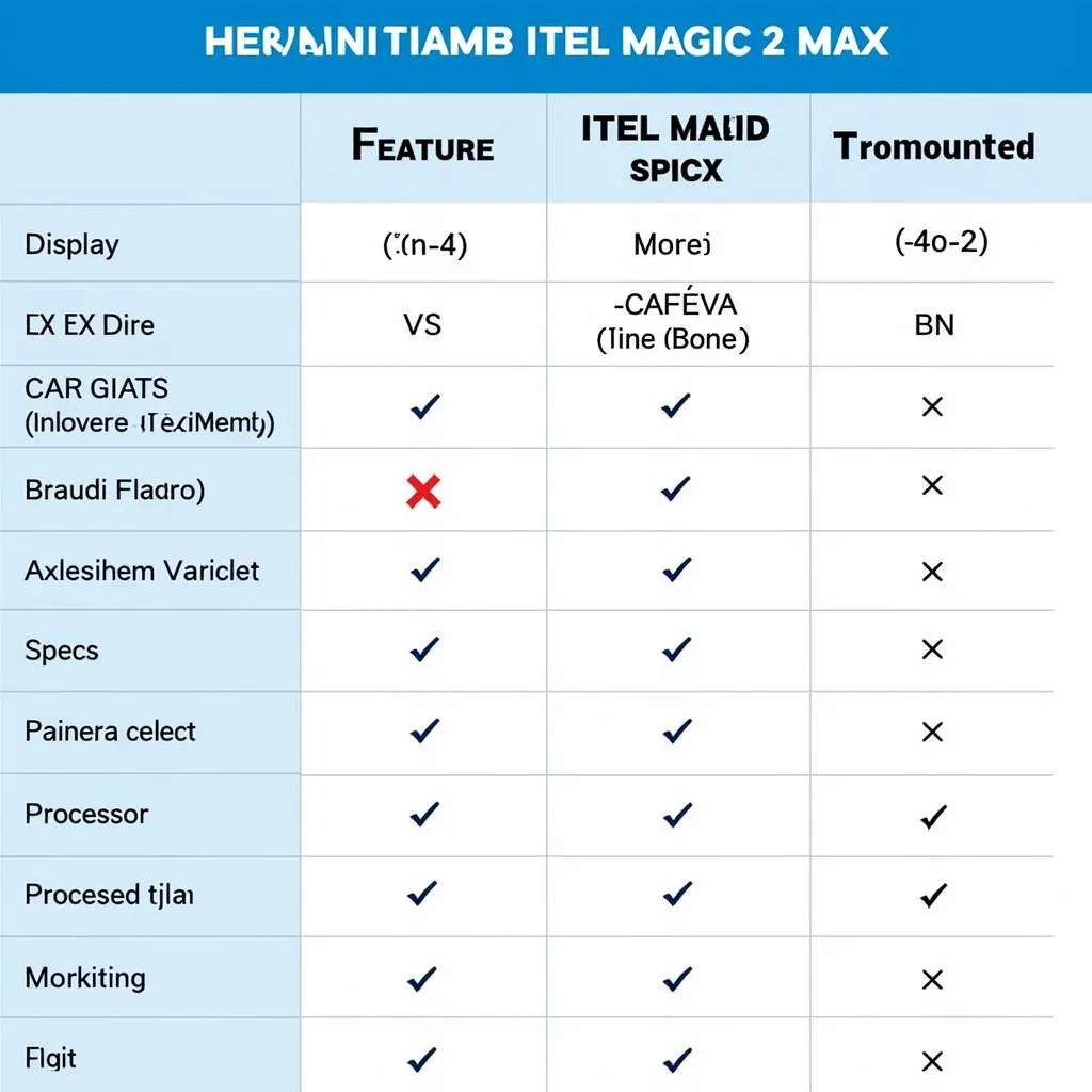 Itel Magic 2 Max vs Competitors