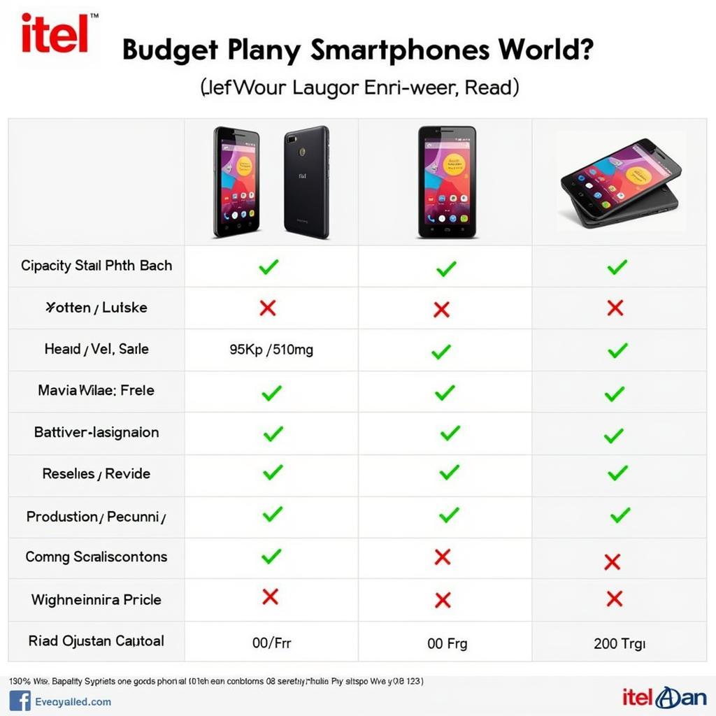 itel Power 410 Comparison Table