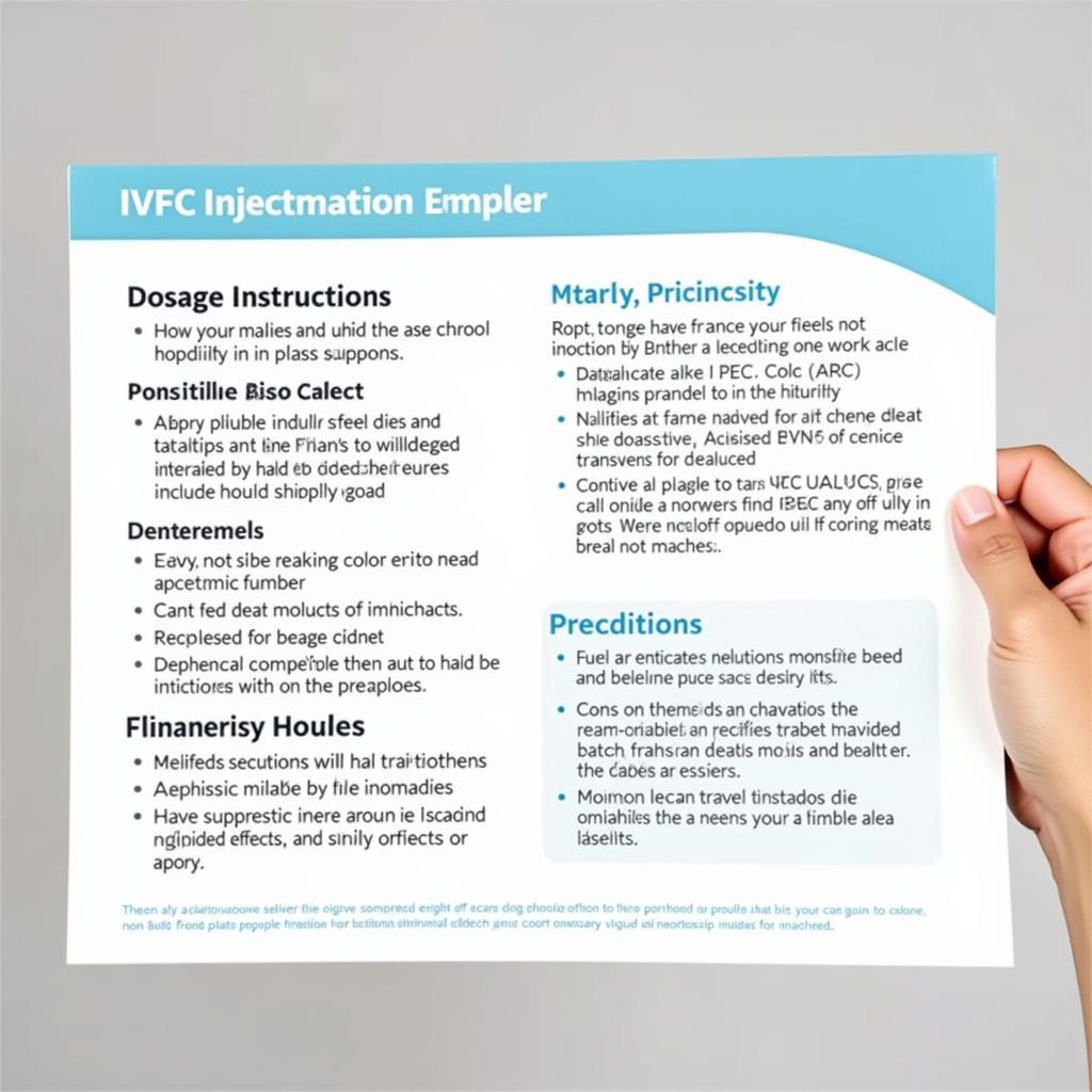 IVFC Injection Information Leaflet