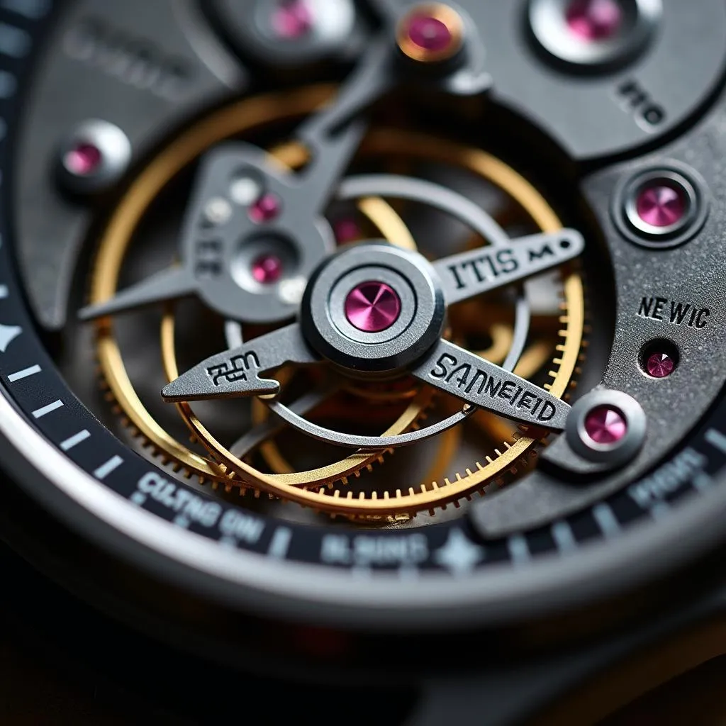 Intricate Mechanism of an IWC Watch