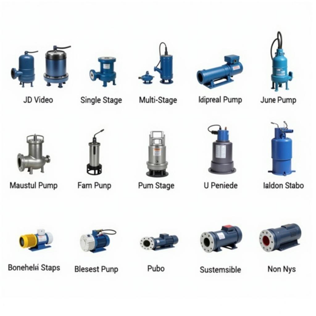 Types of JD Submersible Pumps