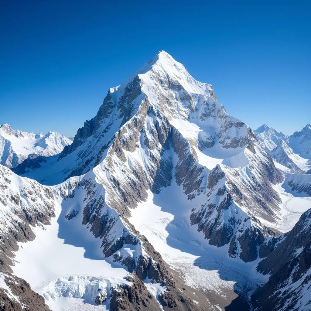 K2 Mountain in Karakoram Range