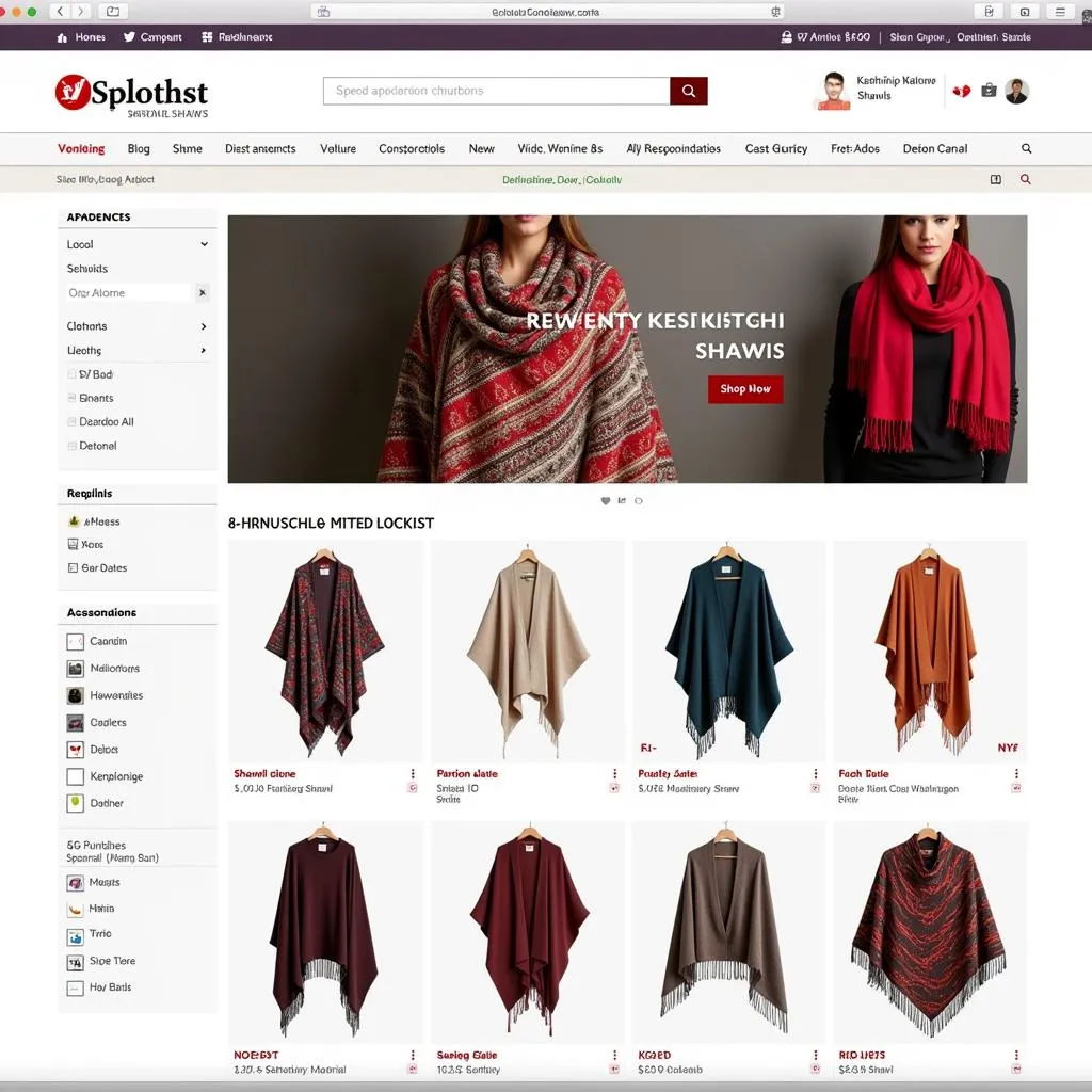 Kashmiri Shawls Online Retailers