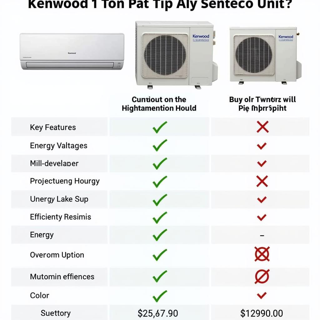 Kenwood AC Models in Pakistan