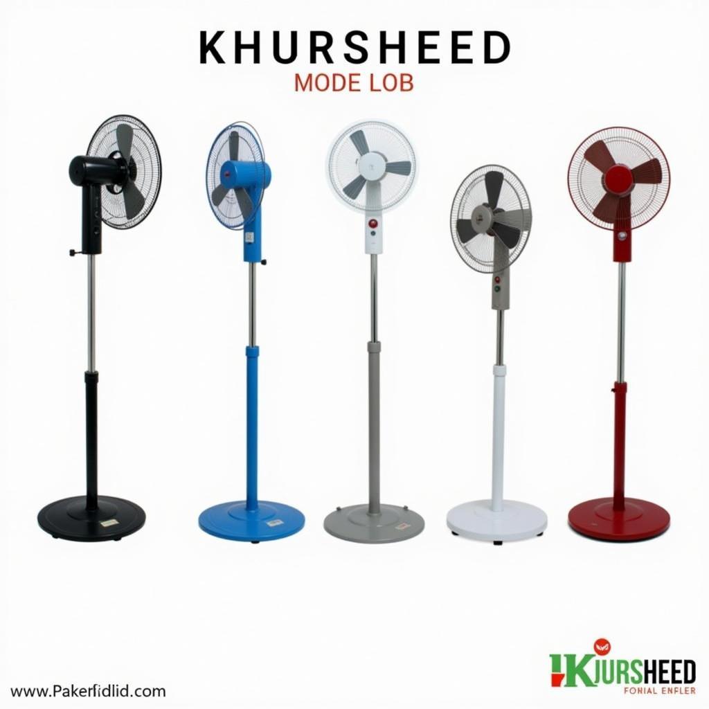 Khursheed Pedestal Fans in Different Models and Sizes