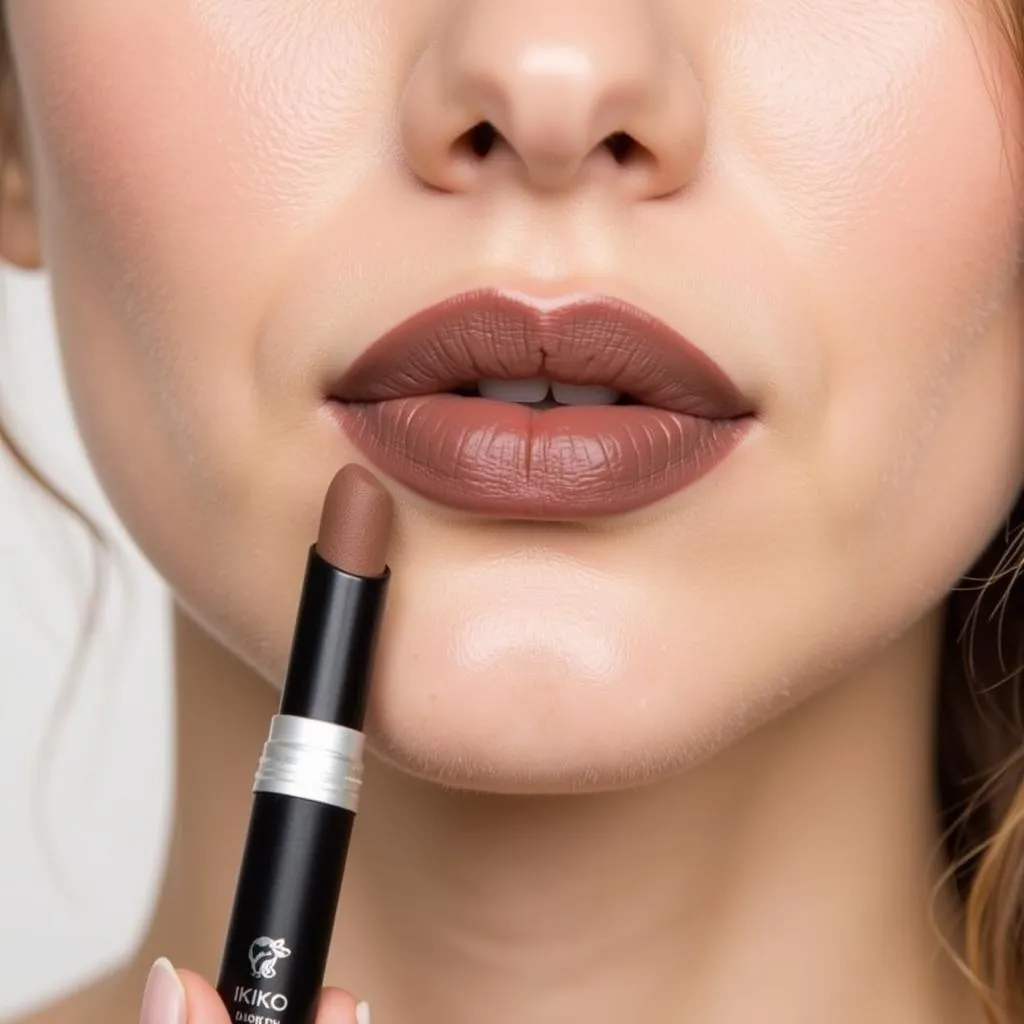 Kiko Milano Velvet Passion Matte Lipstick in Nude Brown