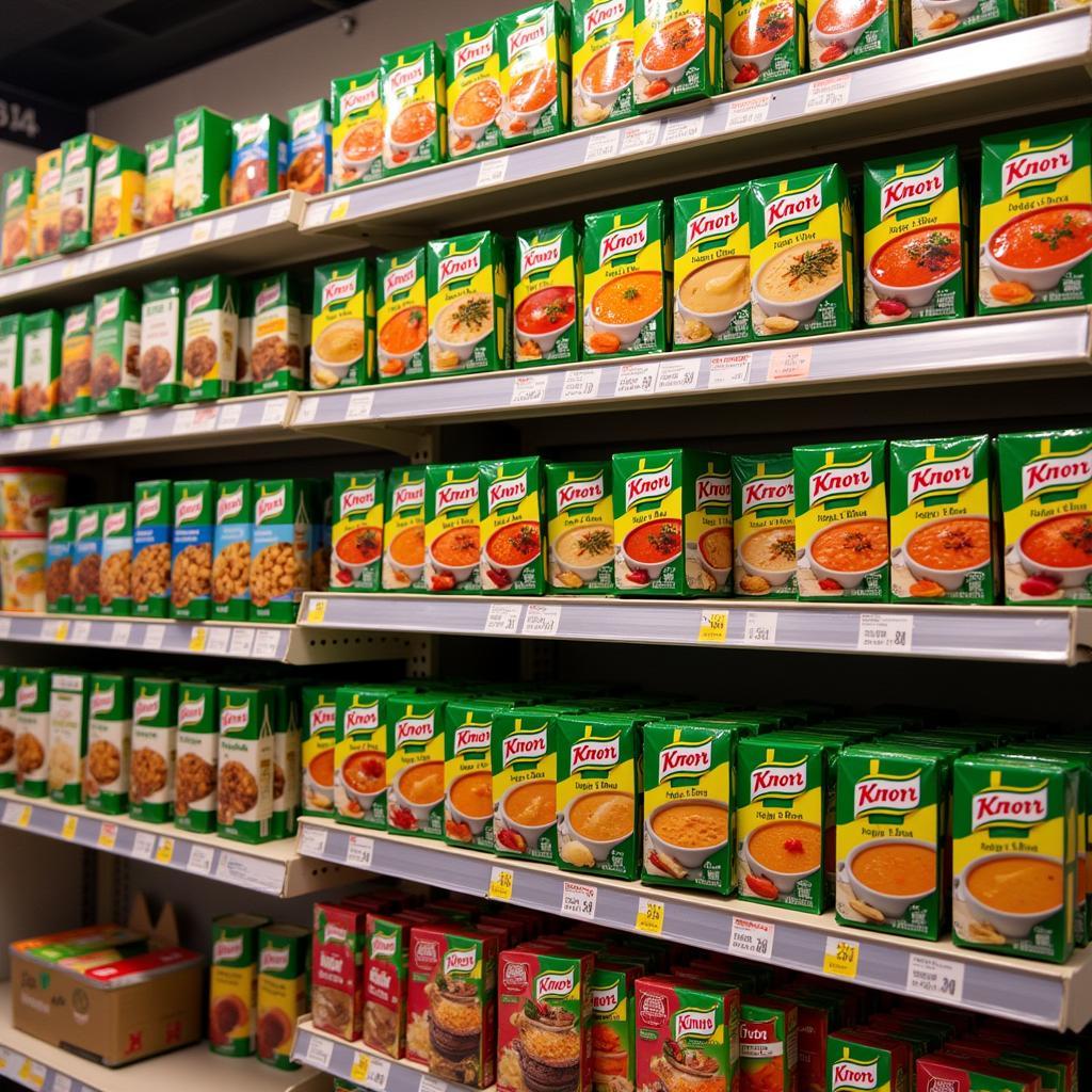 Knorr Soup on Pakistan Supermarket Shelves