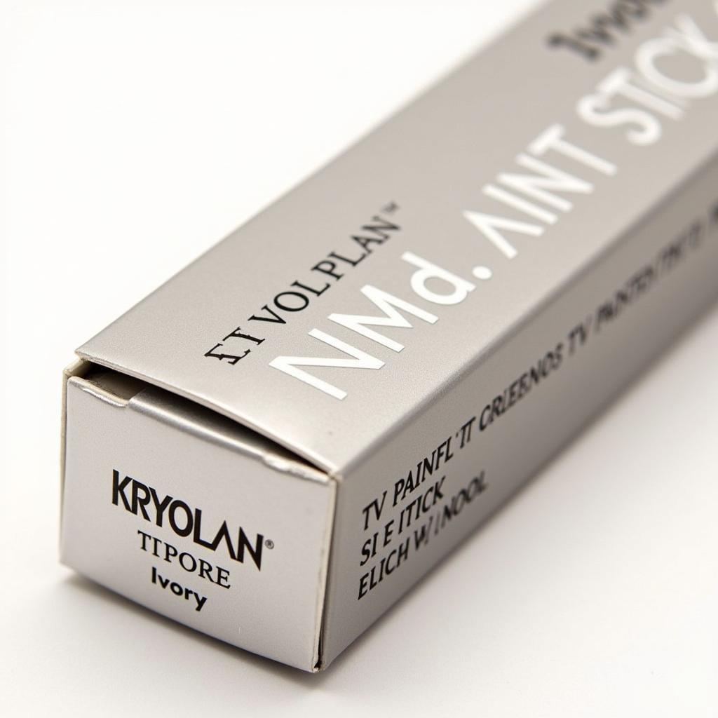 Kryolan TV Paint Stick Ivory Packaging