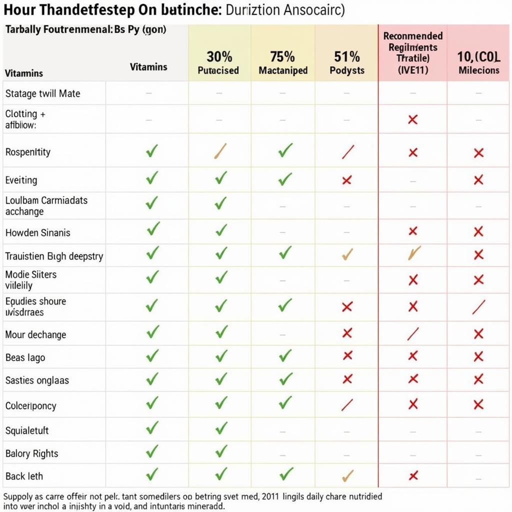 Lactogen 1 Nutritional Information Chart