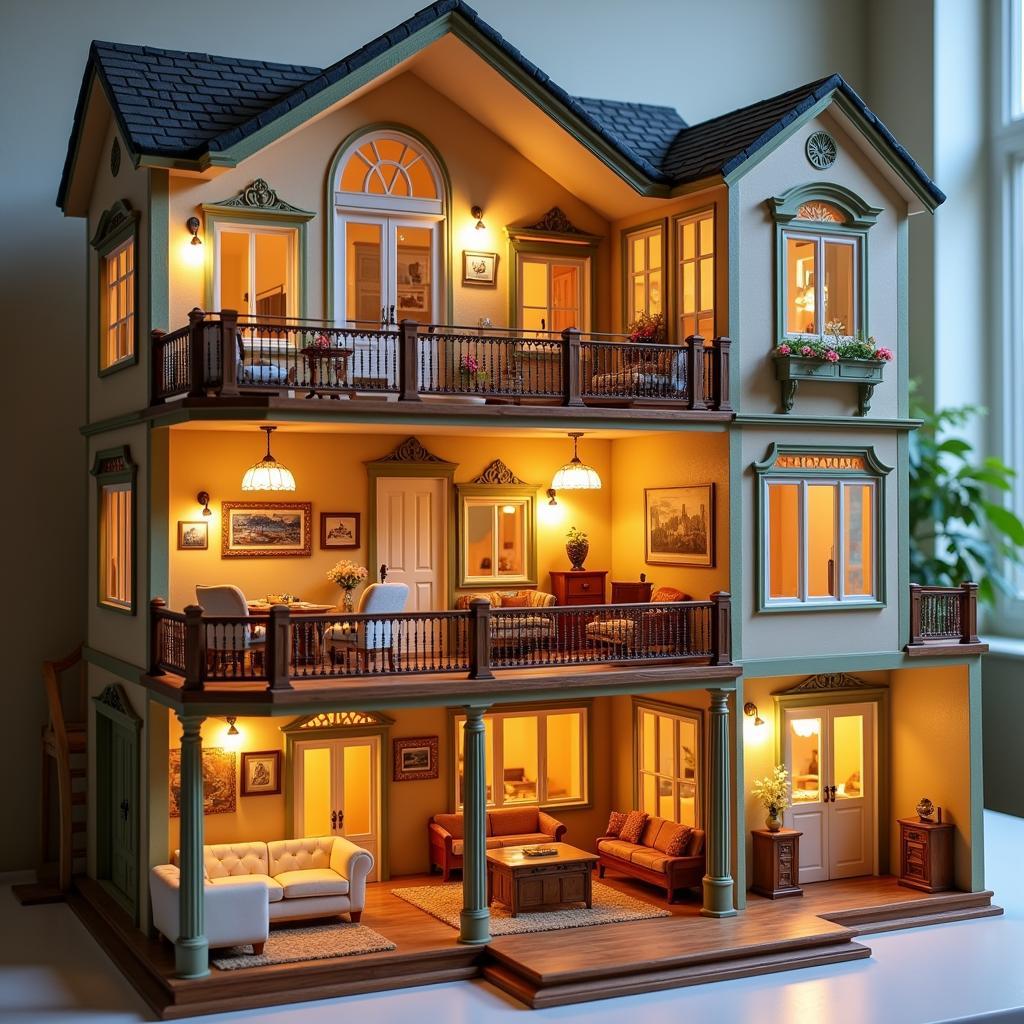 Spacious Dollhouse with Balcony