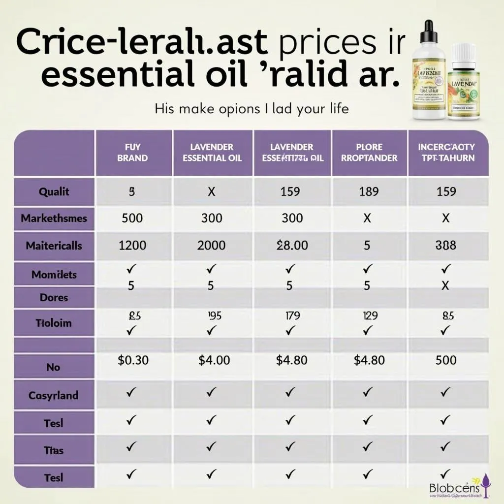 Lavender Essential Oil Price Breakdown in Pakistan