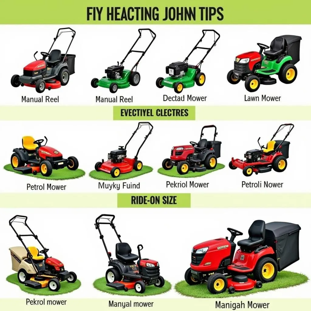 Types of Lawn Mowers in Pakistan