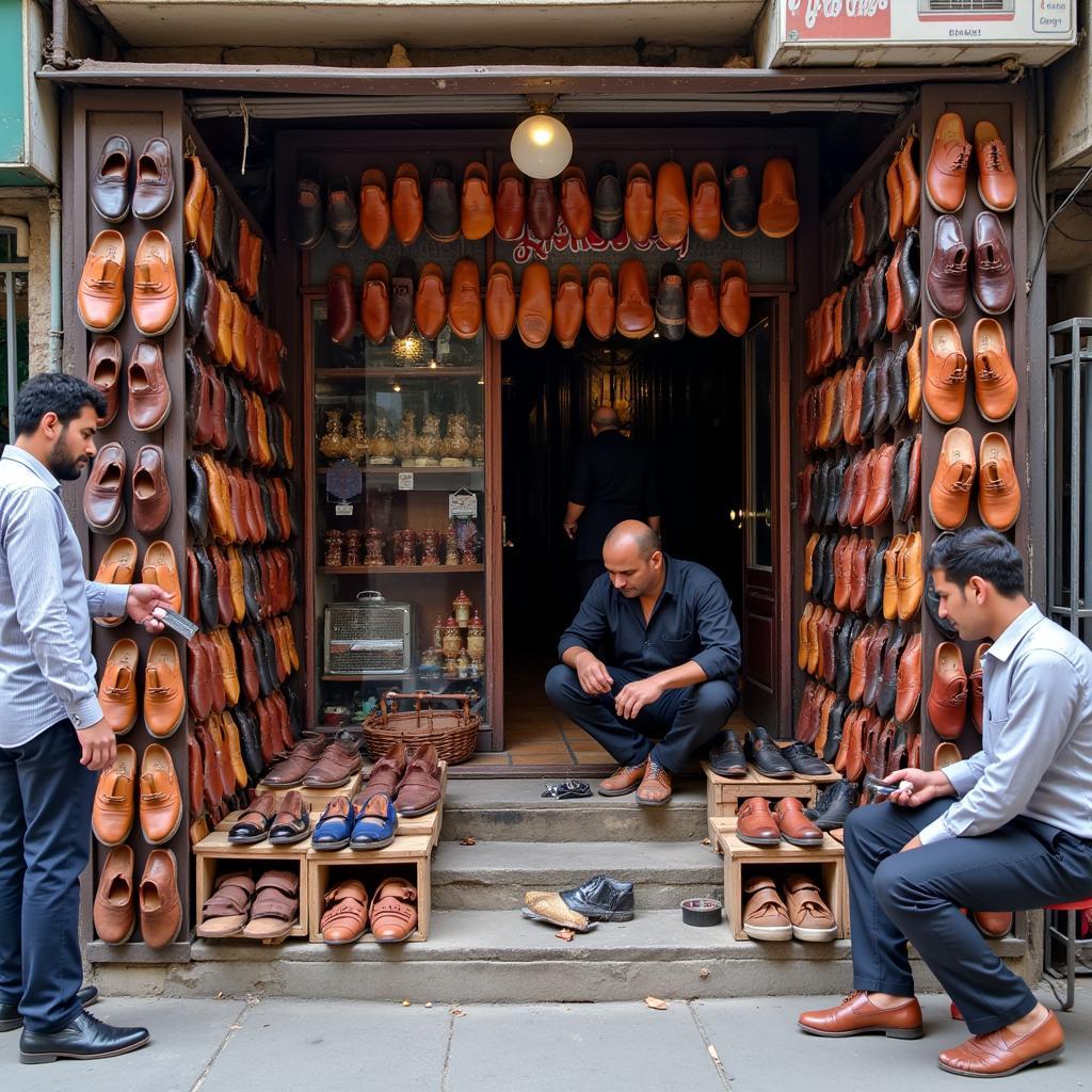 Leather shoe shop in Lahore