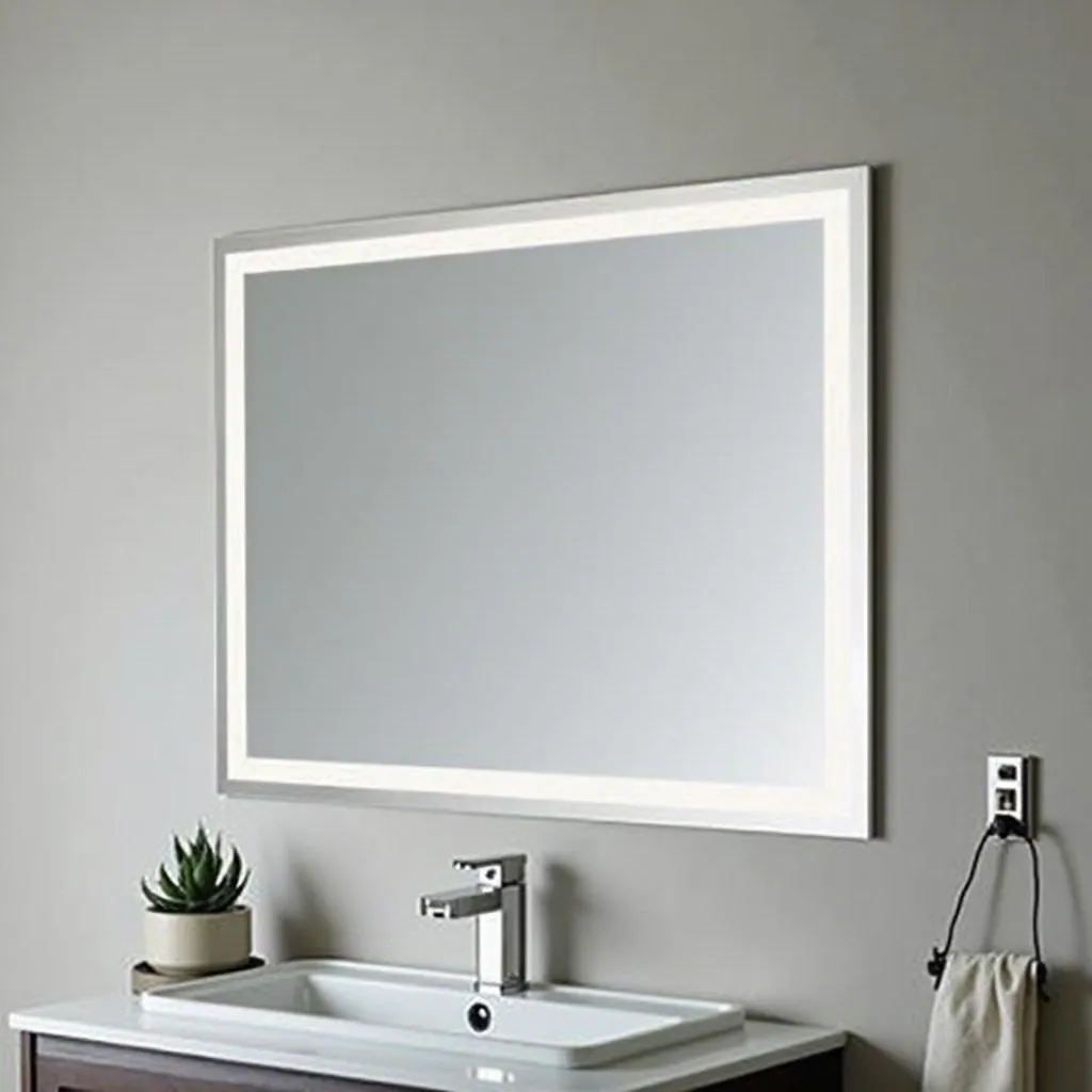 LED Mirror with Touch Sensor