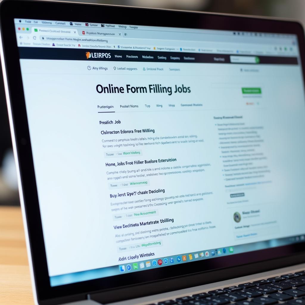 Finding legitimate online form filling jobs