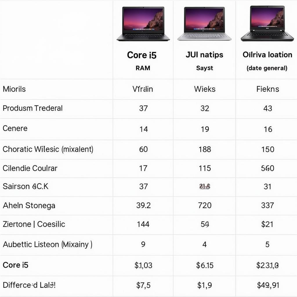 Lenovo Laptop Features Comparison