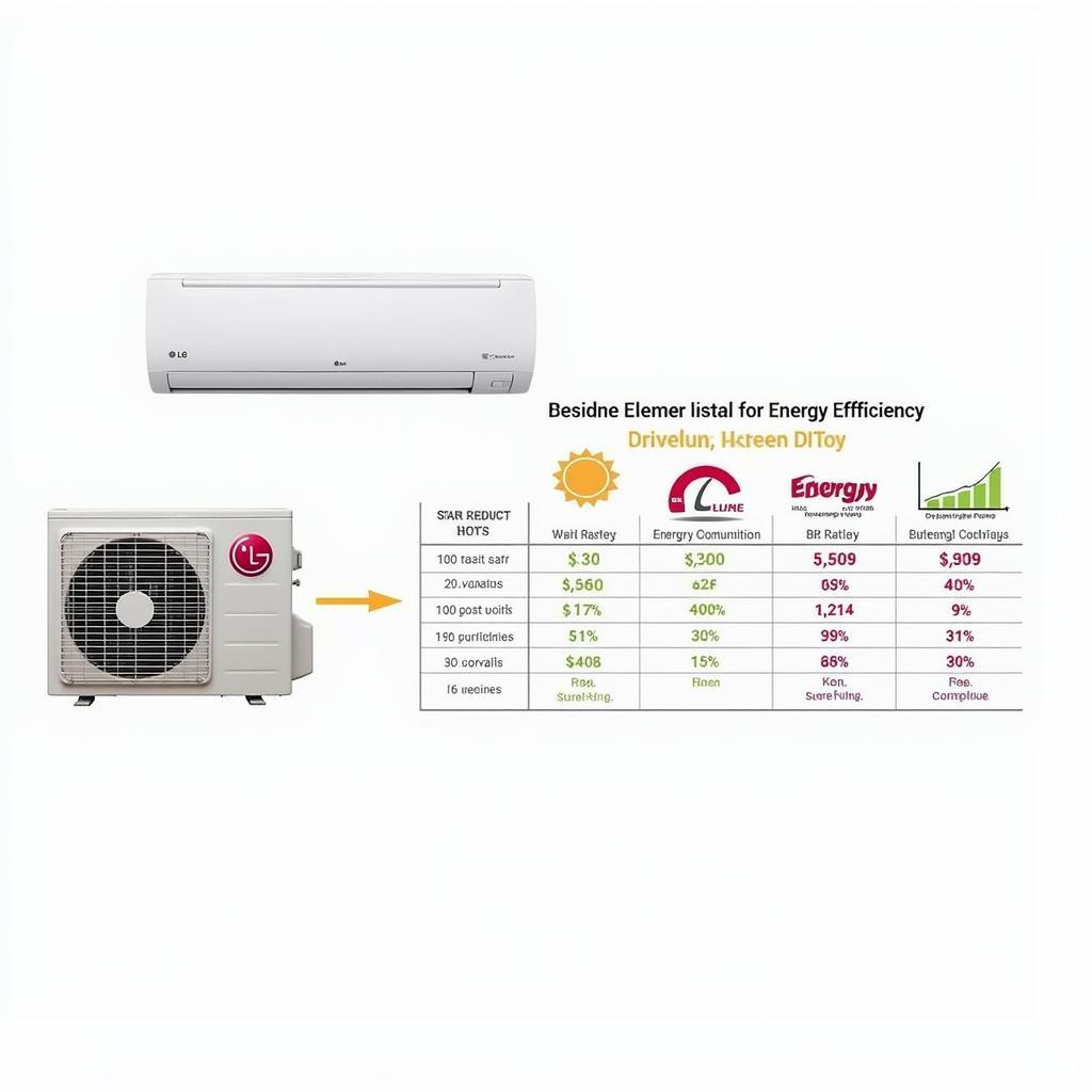 LG AC 1.5 Ton Energy Efficiency Ratings in Pakistan