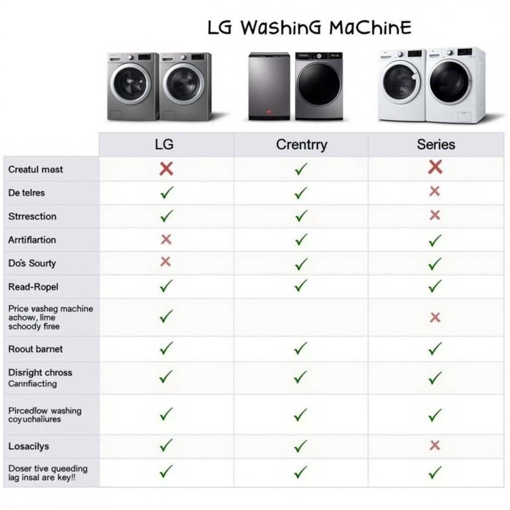 LG Washing Machine Series