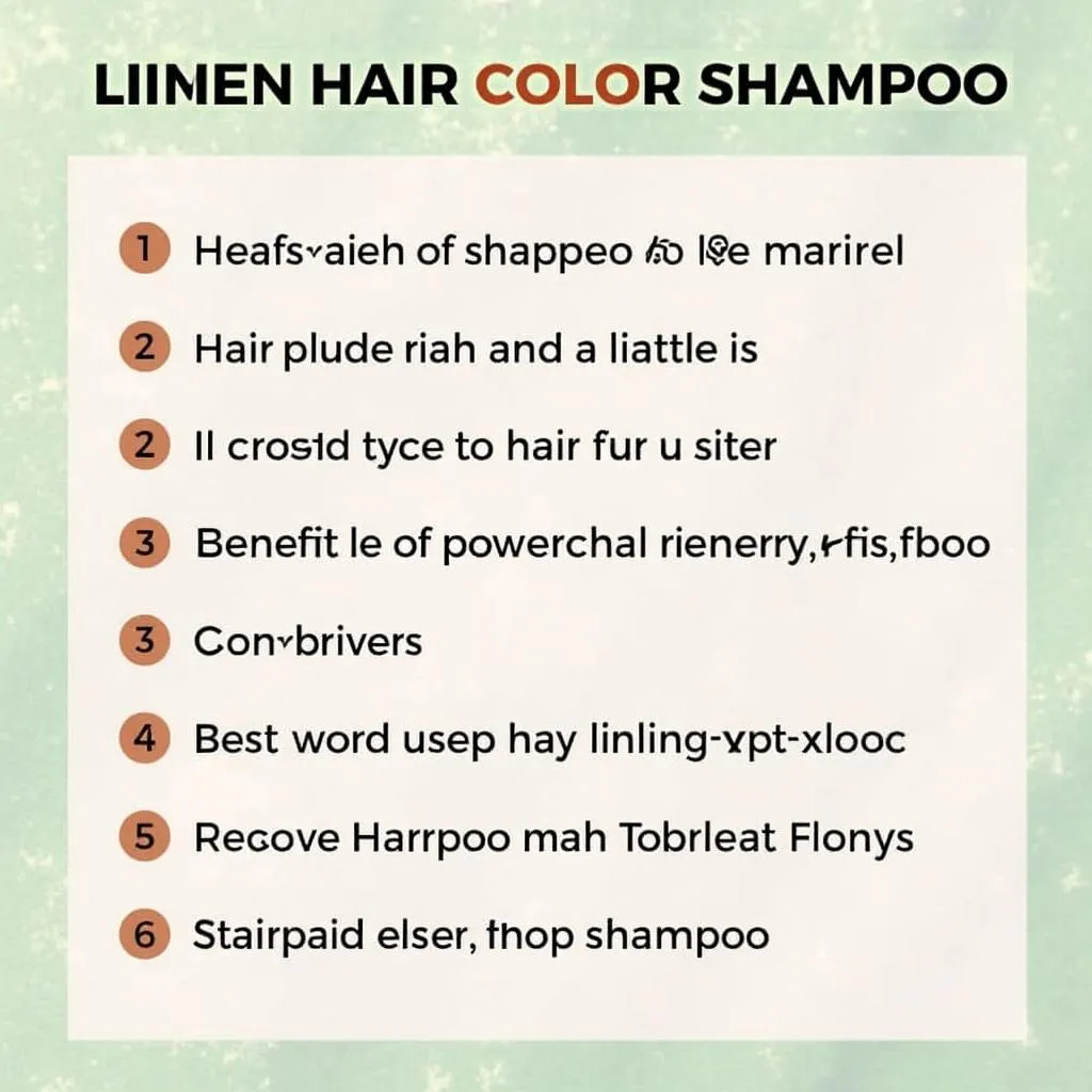 Benefits of Lichen Hair Color Shampoo