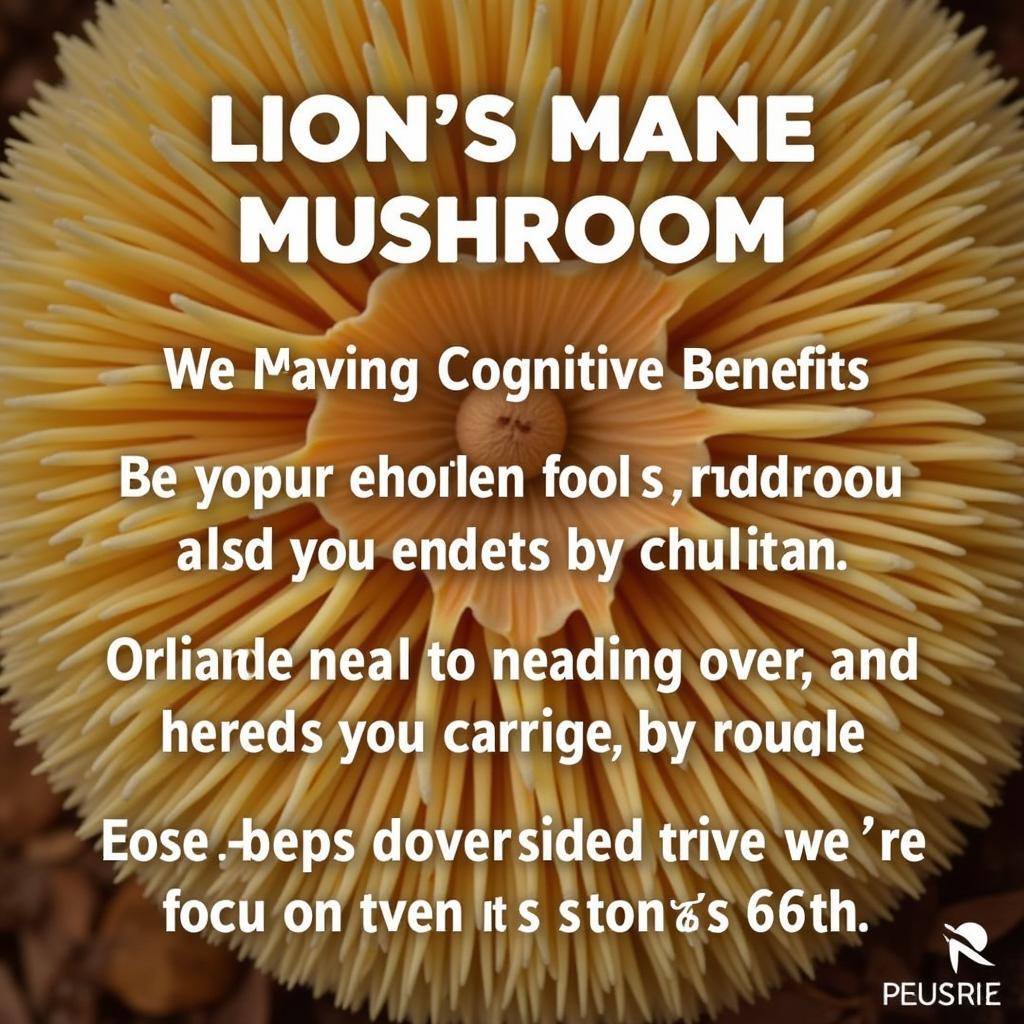 Lion's Mane Mushroom Benefits for Brain Health