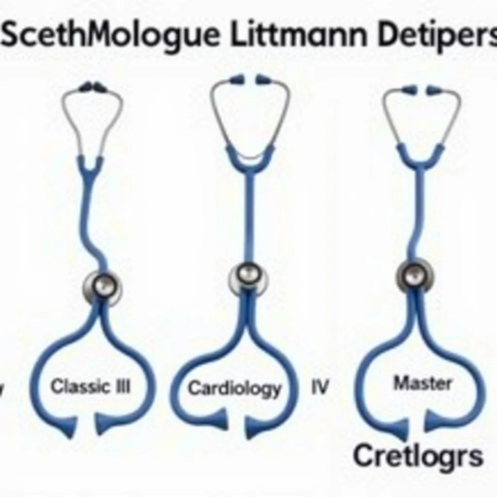 Different Littmann Stethoscope Models