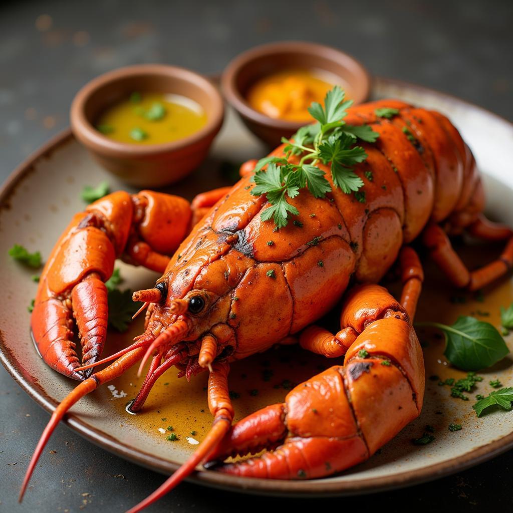 Lobster Prepared in Pakistani Style