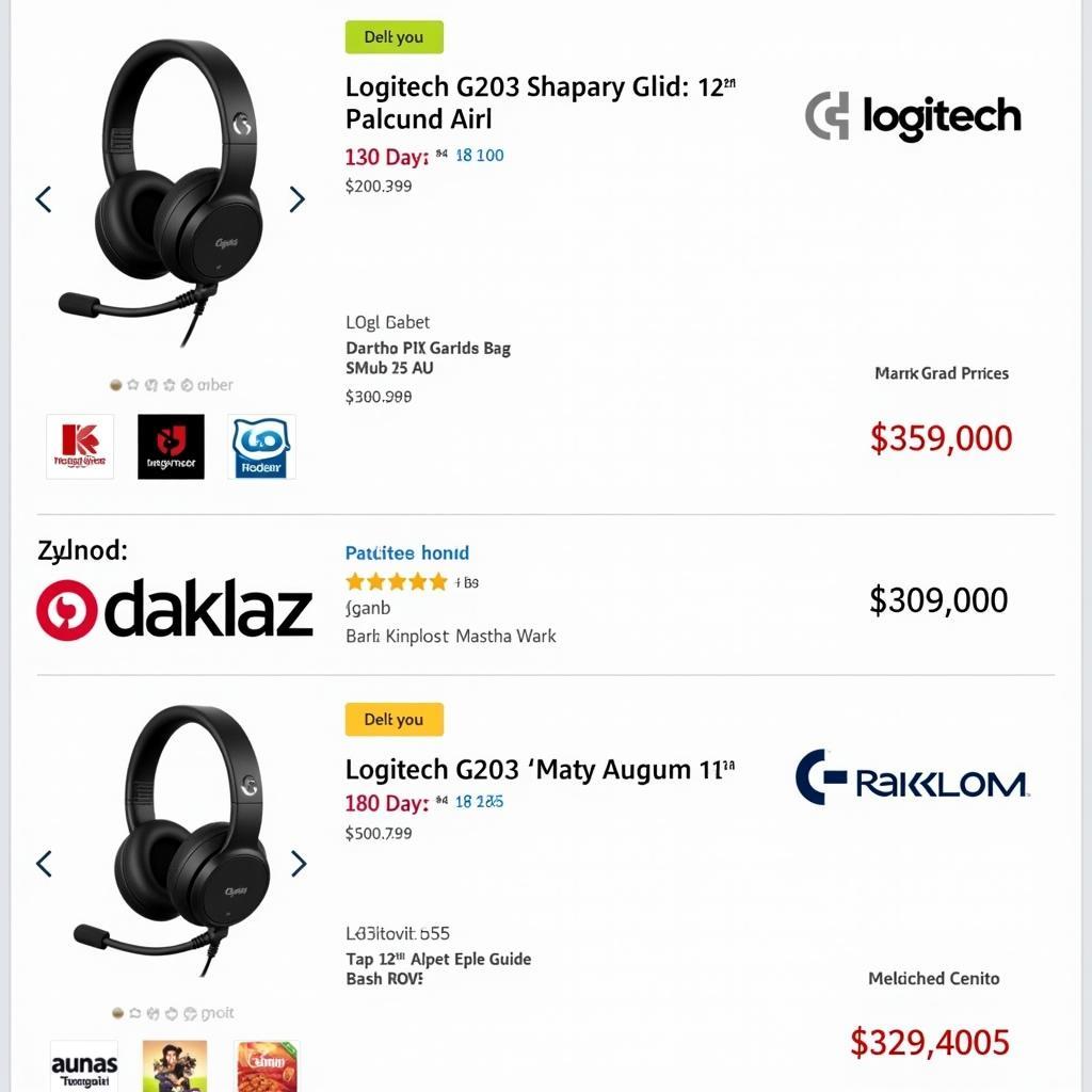 Logitech G203 Price Comparison in Pakistan