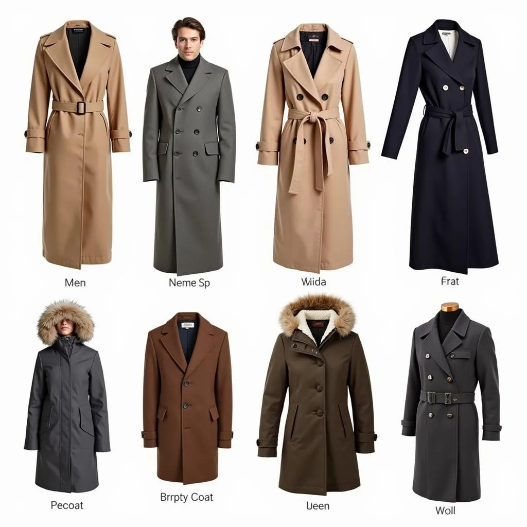 Different long coat styles in Pakistan