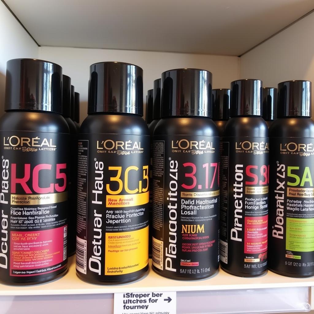 L'Oreal Heat Protection Spray Range