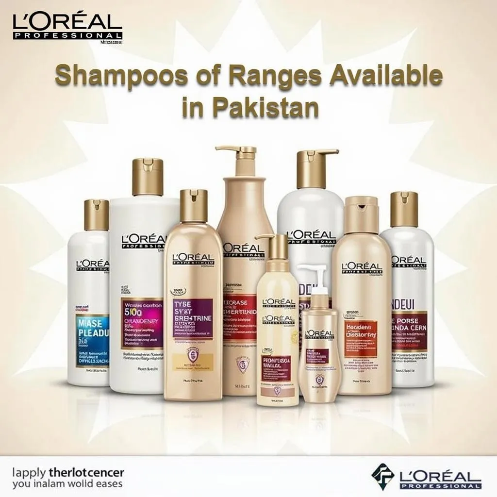 L'Oreal Professional Shampoo Range in Pakistan