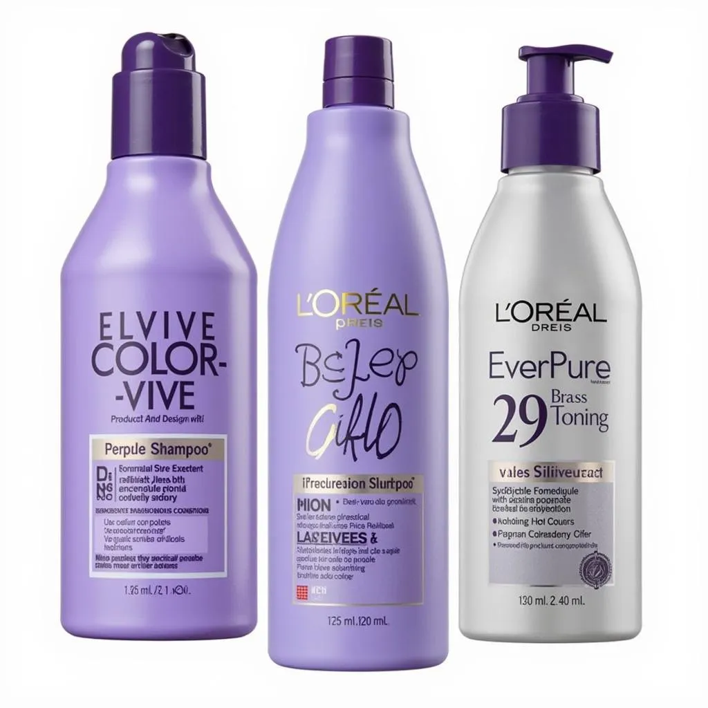 L'Oreal Purple Shampoo Bottles