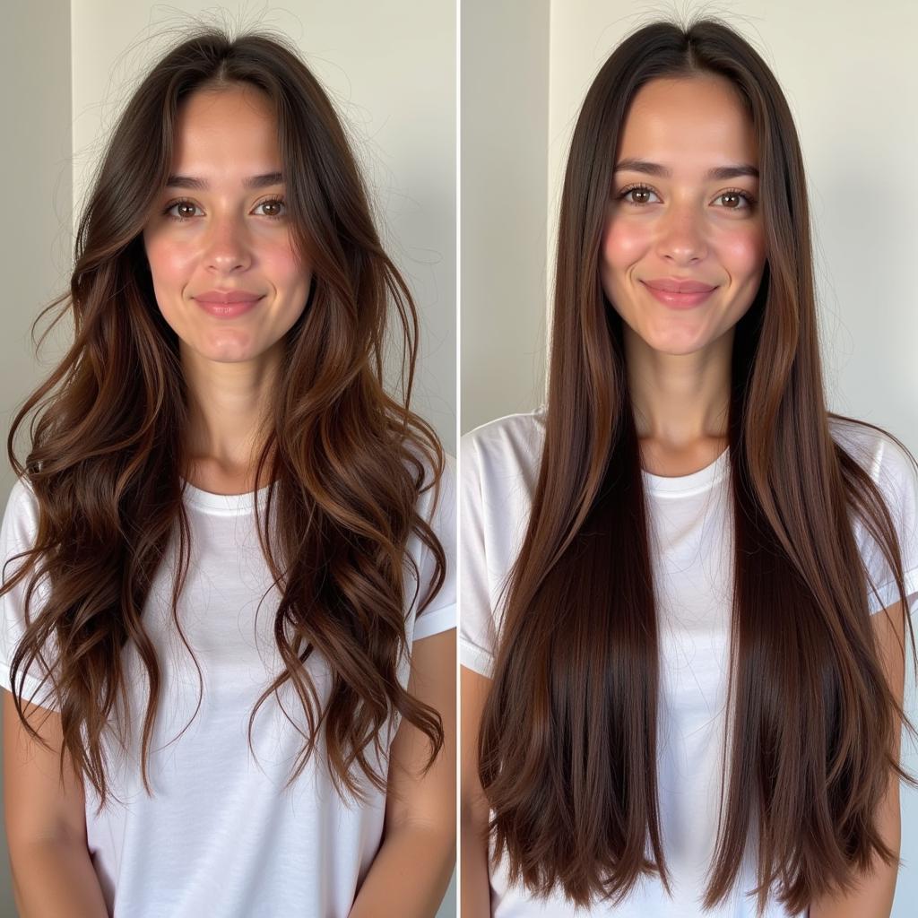 L'Oreal Rebonding Kit Before & After