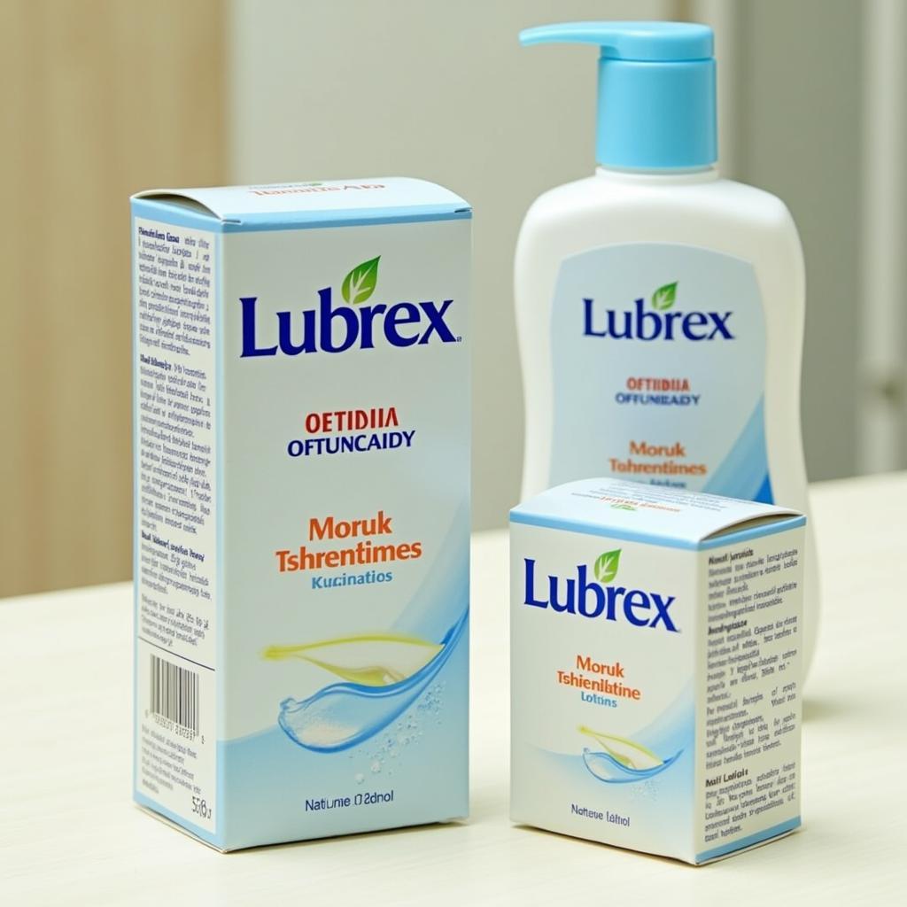 Lubrex Lotion Packaging