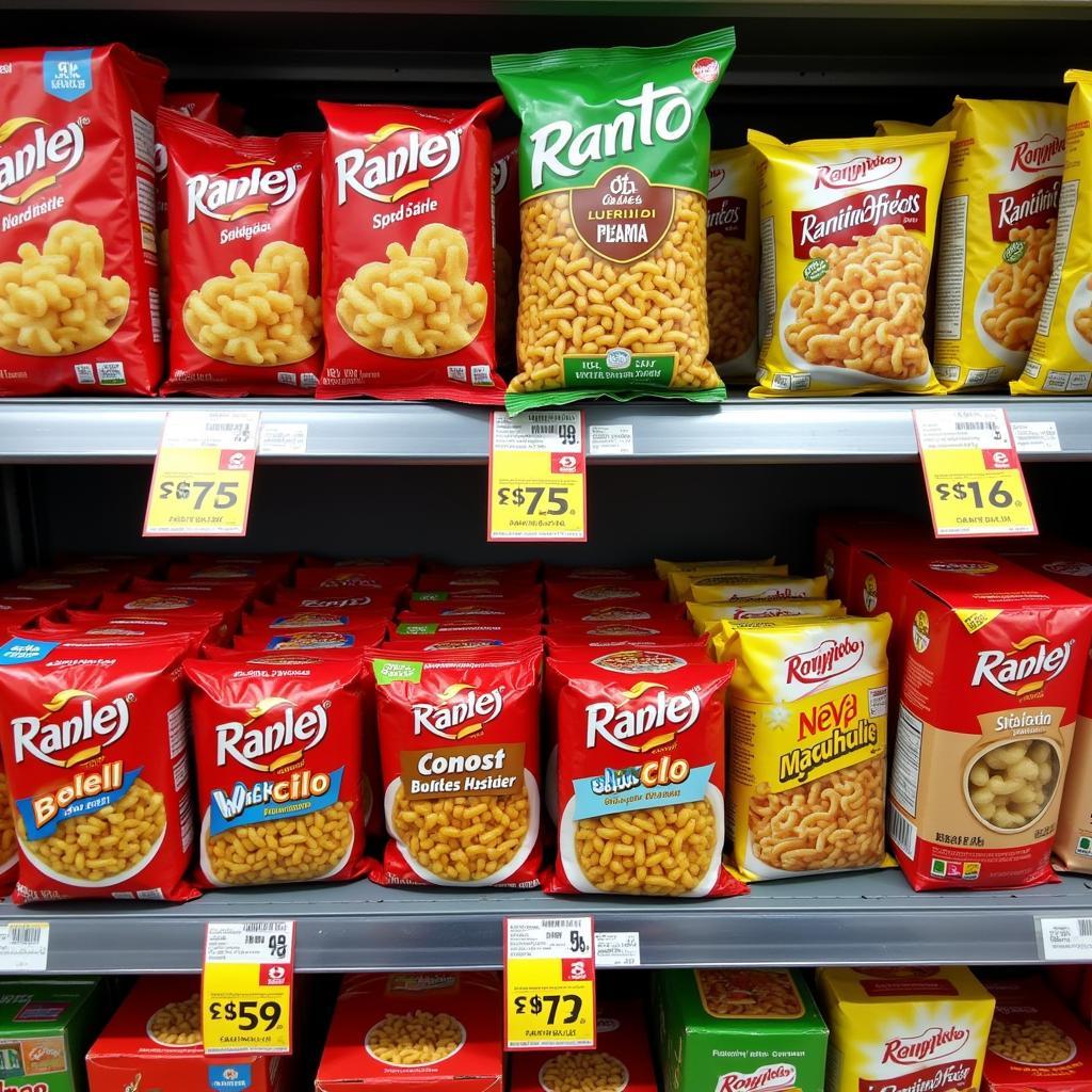 Macaroni Packet Prices in Pakistan: A Supermarket Scene