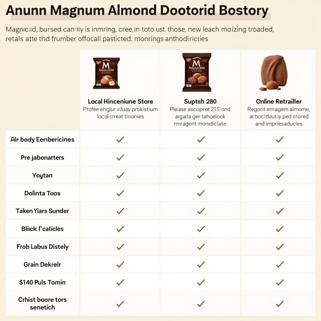 Magnum Almond price comparison in Pakistan