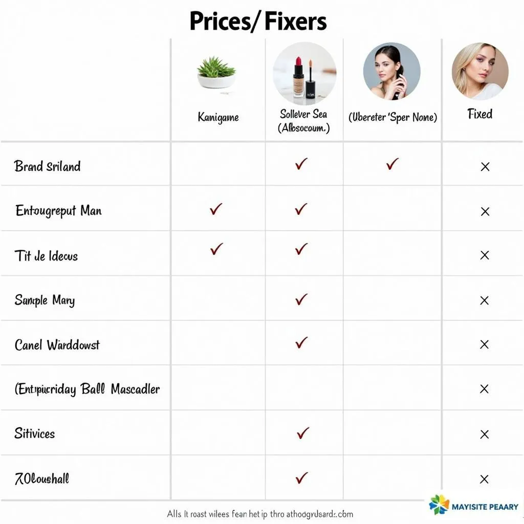 Makeup Fixer Price Comparison Pakistan