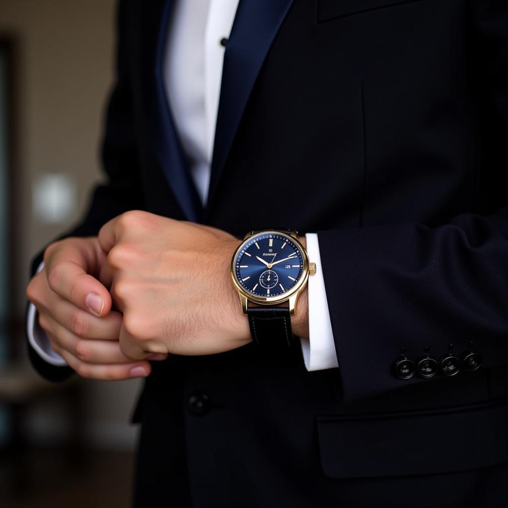 Man Wearing Fitron Sapphire Watch