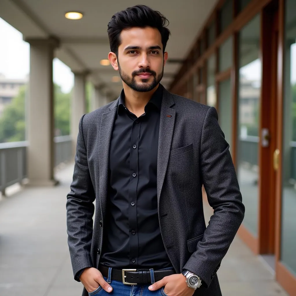 Man Wearing a G-Shock Watch in Pakistan