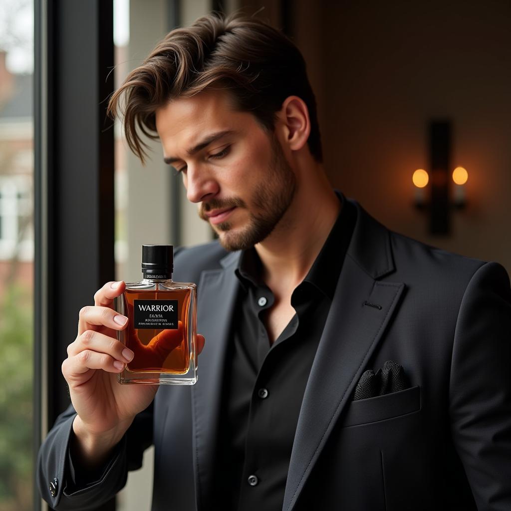 Man Wearing Warrior Perfume