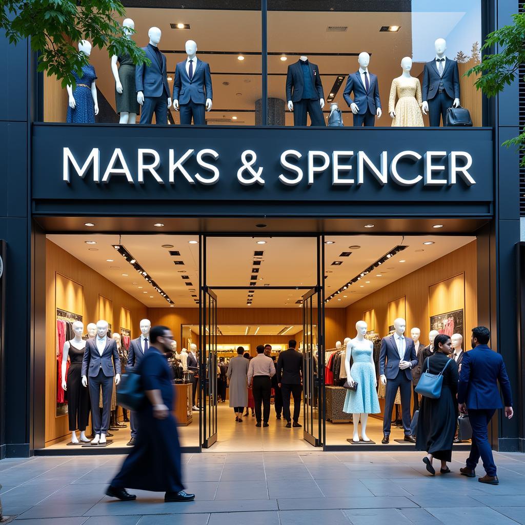 Marks & Spencer Storefront in Lahore, Pakistan