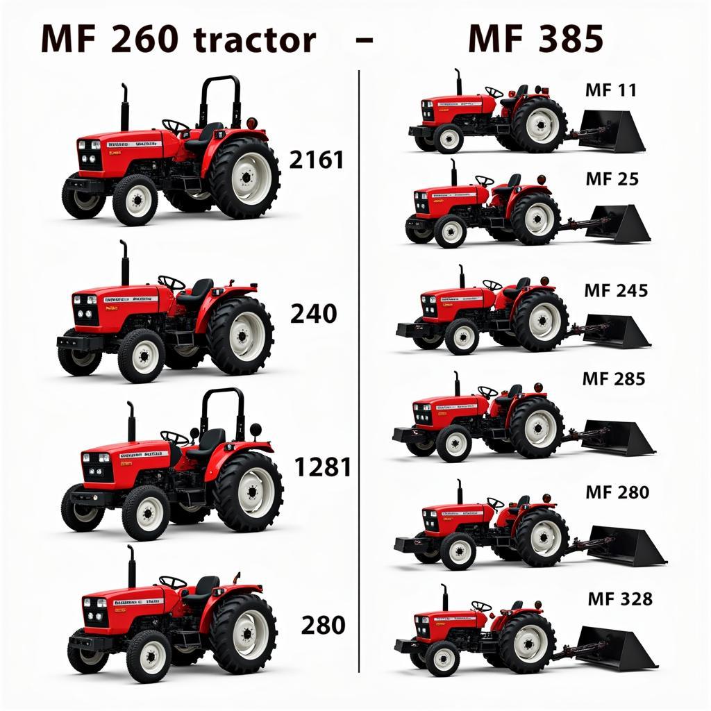 Massey Tractor Models in Pakistan