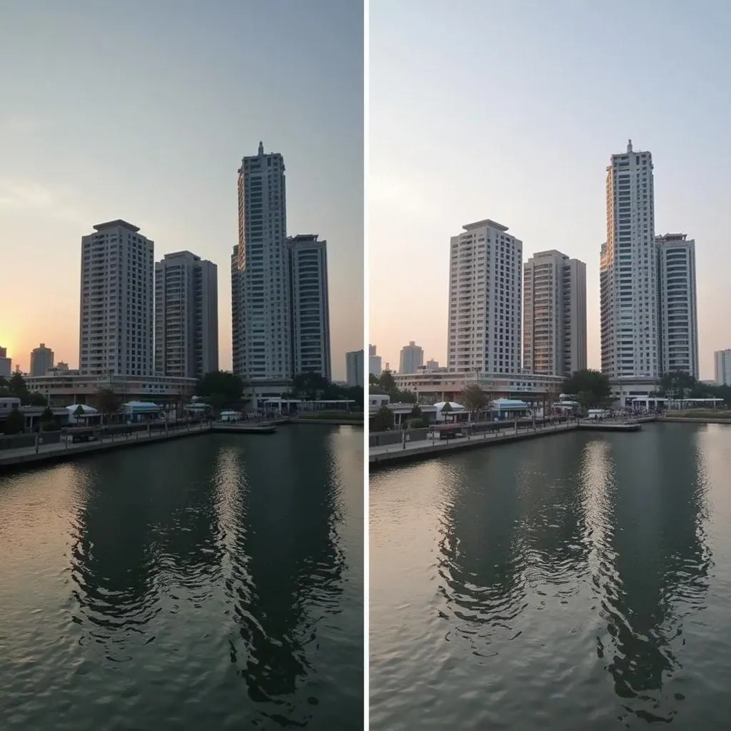 Comparing Huawei Mate 10 camera output with a newer smartphone model