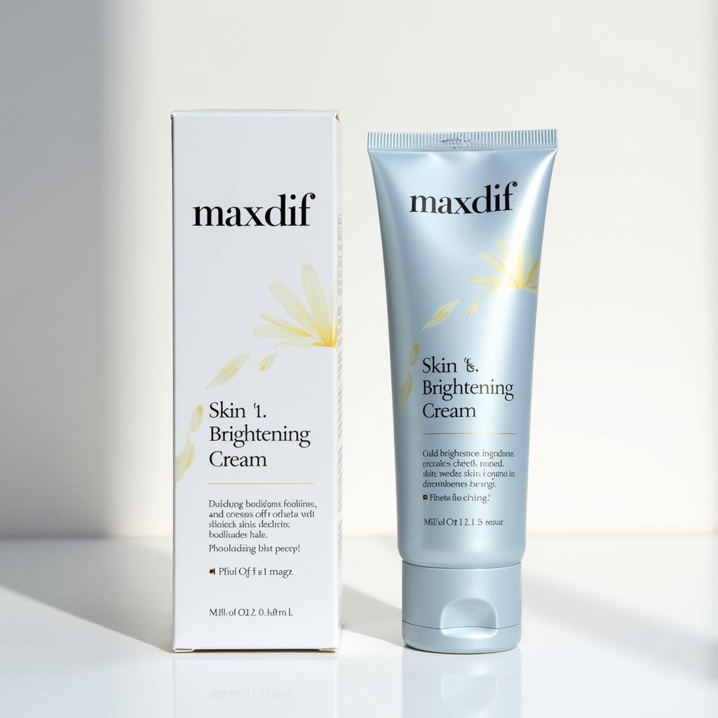 Maxdif Skin Brightening Cream Packaging