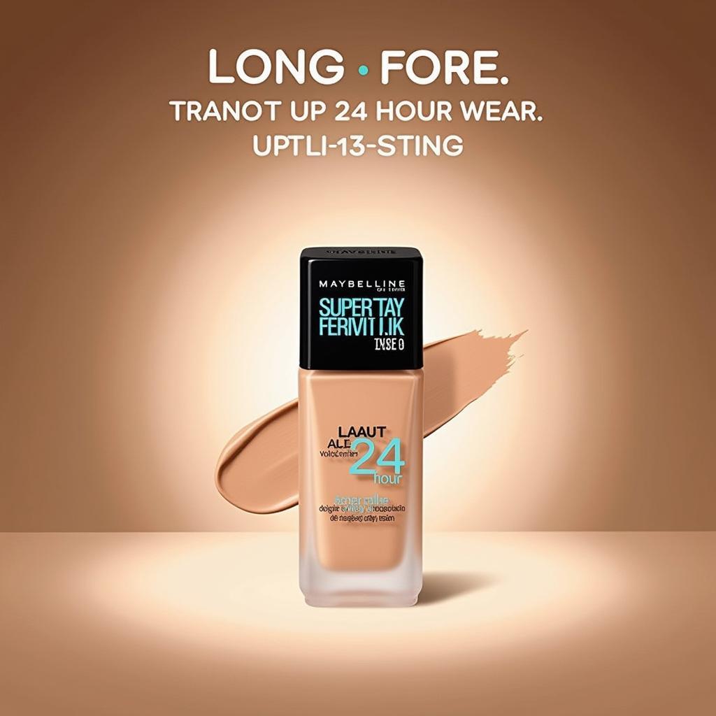 Maybelline Superstay Foundation for Long-Lasting Coverage